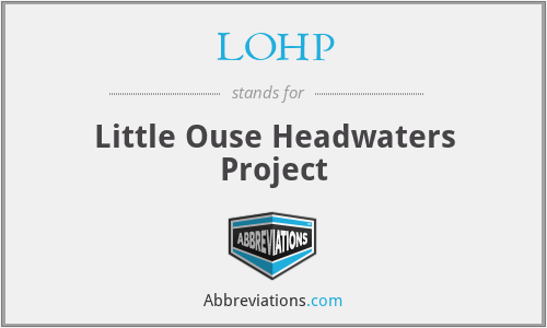 LOHP - Little Ouse Headwaters Project