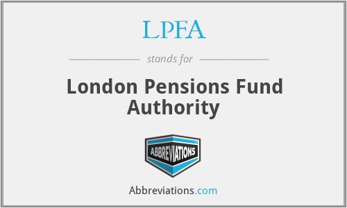 LPFA - London Pensions Fund Authority