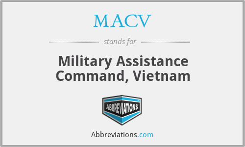MACV - Military Assistance Command, Vietnam