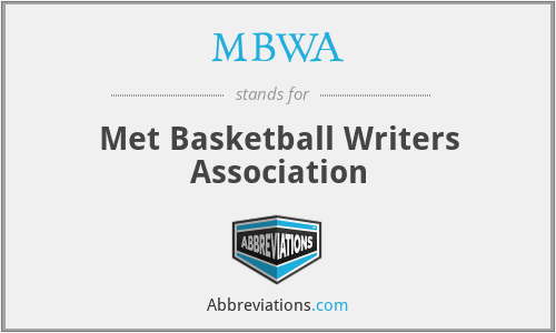 MBWA - Met Basketball Writers Association