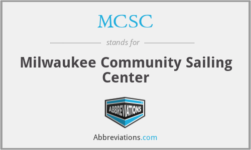 MCSC - Milwaukee Community Sailing Center