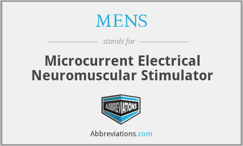 MENS - Microcurrent Electrical Neuromuscular Stimulator