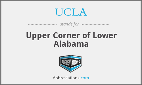 UCLA - Upper Corner of Lower Alabama