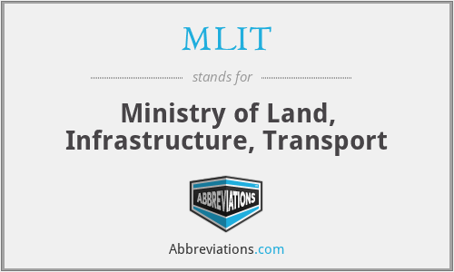 MLIT - Ministry of Land, Infrastructure, Transport