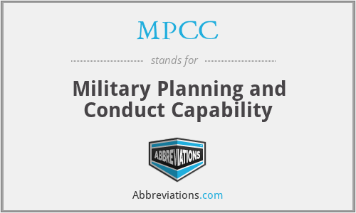 MPCC - Military Planning and Conduct Capability