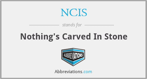 NCIS - Nothing's Carved In Stone
