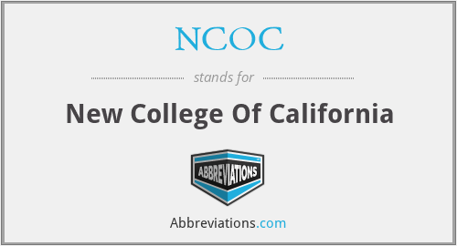 NCOC - New College Of California