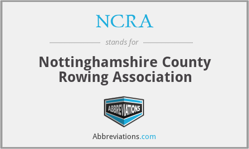 NCRA - Nottinghamshire County Rowing Association