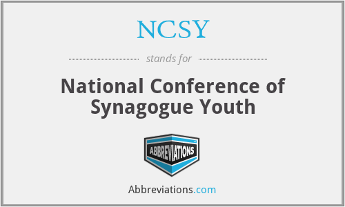 NCSY - National Conference of Synagogue Youth