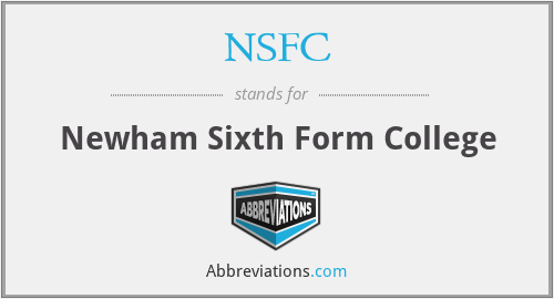 NSFC - Newham Sixth Form College