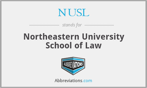 NUSL - Northeastern University School of Law