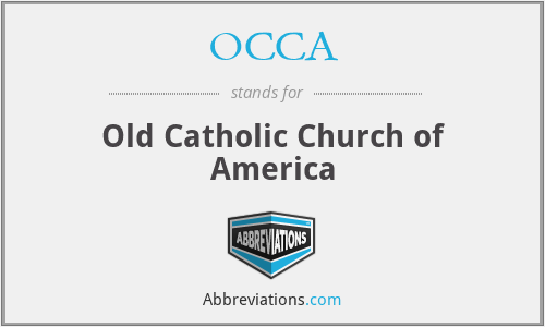 OCCA - Old Catholic Church of America