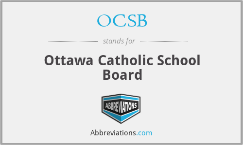 OCSB - Ottawa Catholic School Board