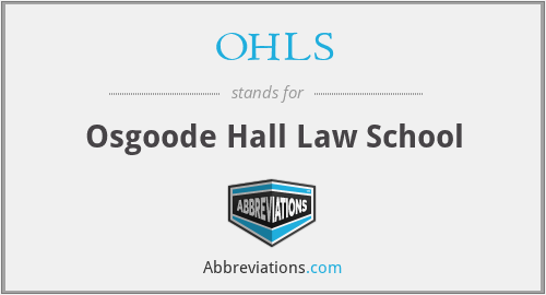 OHLS - Osgoode Hall Law School
