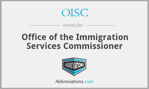 OISC - Office of the Immigration Services Commissioner