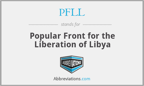 PFLL - Popular Front for the Liberation of Libya
