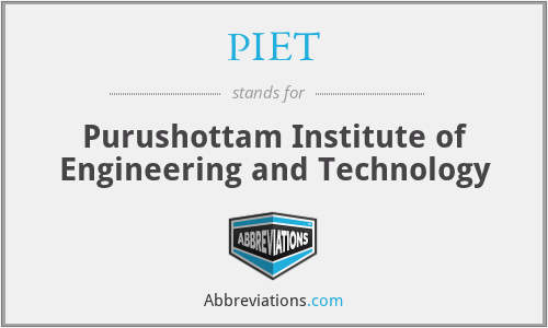 PIET - Purushottam Institute of Engineering and Technology