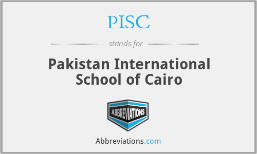 PISC - Pakistan International School of Cairo