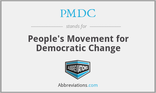 PMDC - People's Movement for Democratic Change