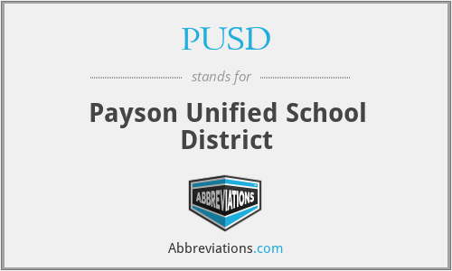 PUSD - Payson Unified School District