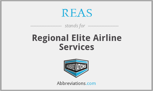 REAS - Regional Elite Airline Services