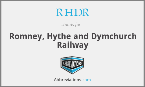 RHDR - Romney, Hythe and Dymchurch Railway
