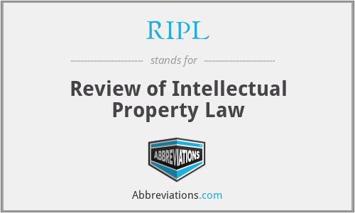 RIPL - Review of Intellectual Property Law