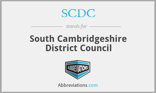 SCDC - South Cambridgeshire District Council