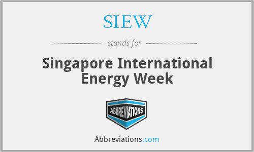 SIEW - Singapore International Energy Week
