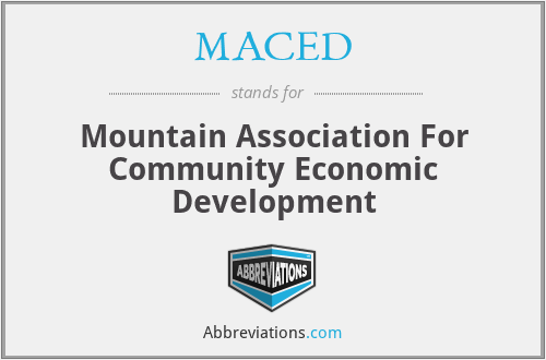 MACED - Mountain Association For Community Economic Development