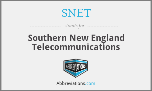 SNET - Southern New England Telecommunications