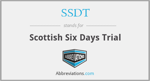 SSDT - Scottish Six Days Trial