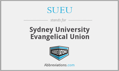 SUEU - Sydney University Evangelical Union