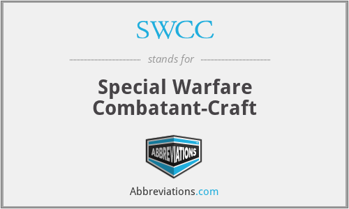 SWCC - Special Warfare Combatant-Craft
