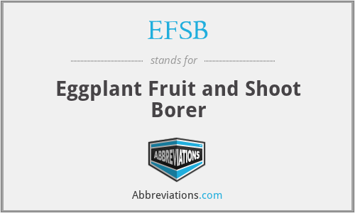 EFSB - Eggplant Fruit and Shoot Borer