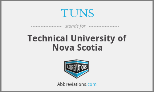 TUNS - Technical University of Nova Scotia