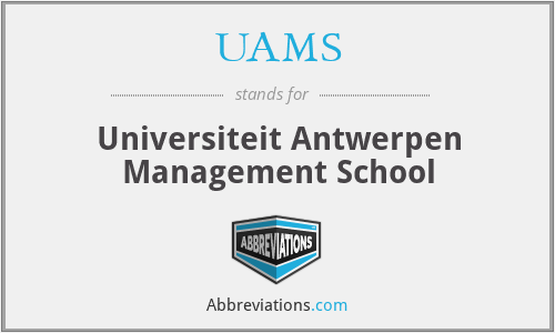 UAMS - Universiteit Antwerpen Management School