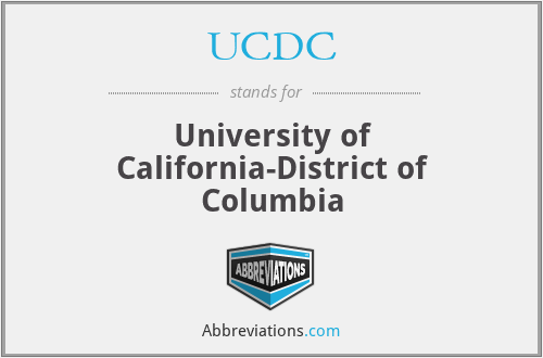 UCDC - University of California-District of Columbia