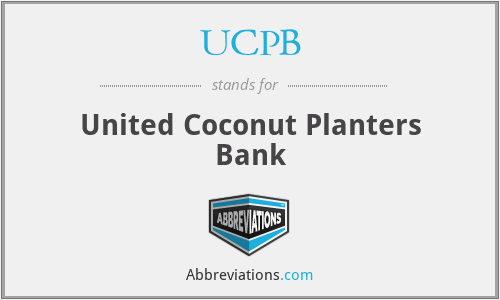 UCPB - United Coconut Planters Bank