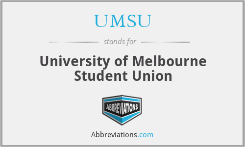 UMSU - University of Melbourne Student Union