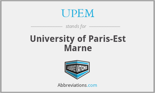 UPEM - University of Paris-Est Marne