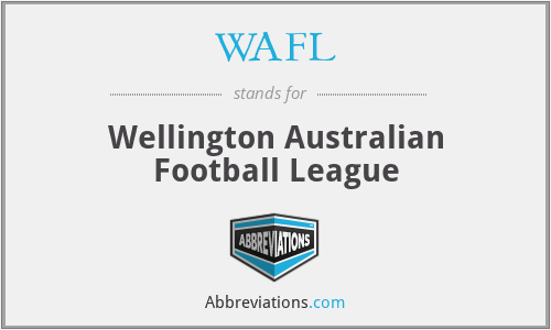 WAFL - Wellington Australian Football League