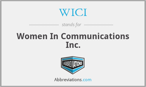 WICI - Women In Communications Inc.