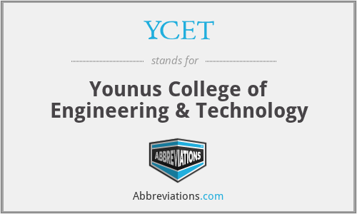 YCET - Younus College of Engineering & Technology
