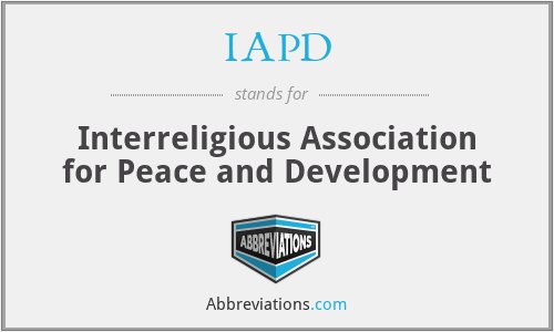 IAPD - Interreligious Association for Peace and Development