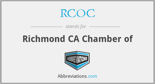 RCOC - Richmond CA Chamber of
