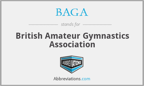 BAGA - British Amateur Gymnastics Association