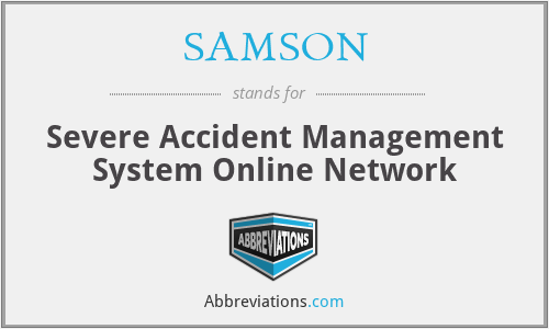 SAMSON - Severe Accident Management System Online Network