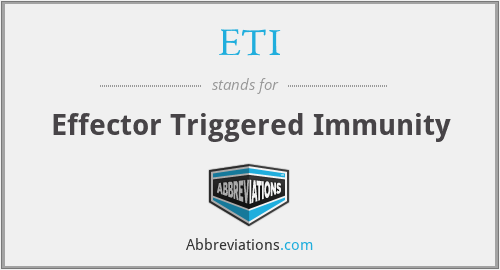 ETI - Effector Triggered Immunity