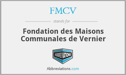 FMCV - Fondation des Maisons Communales de Vernier